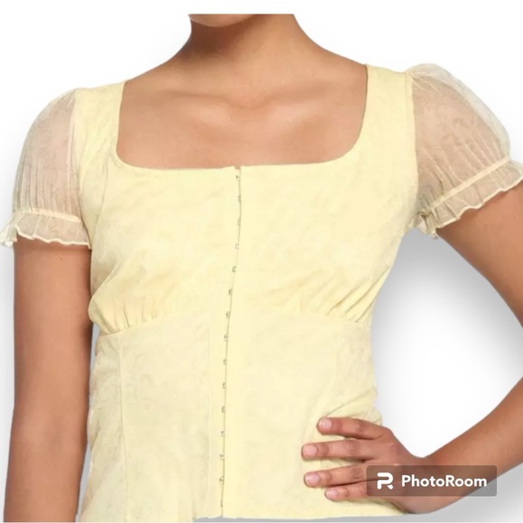 Disney Beauty And The Beast Bustier Top - Picture 1 of 8
